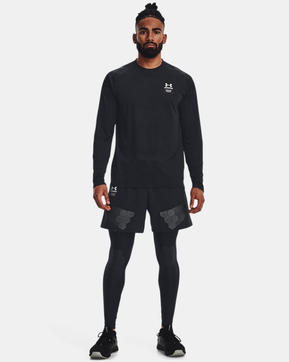 Men's UA ArmourPrint Woven Shorts, Black, pdpMainDesktop image number 2